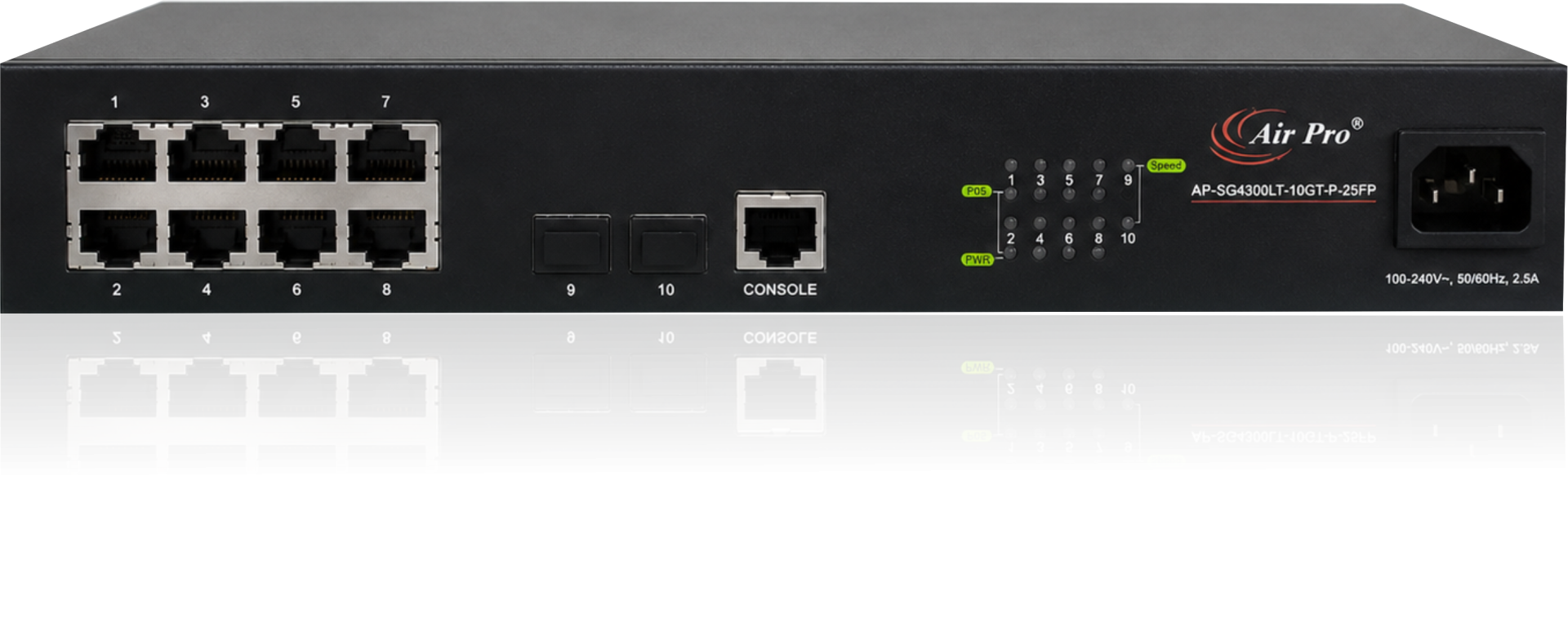 Thiết bị chuyển mạch AP-SG4300LT-10GT-P-2SFP